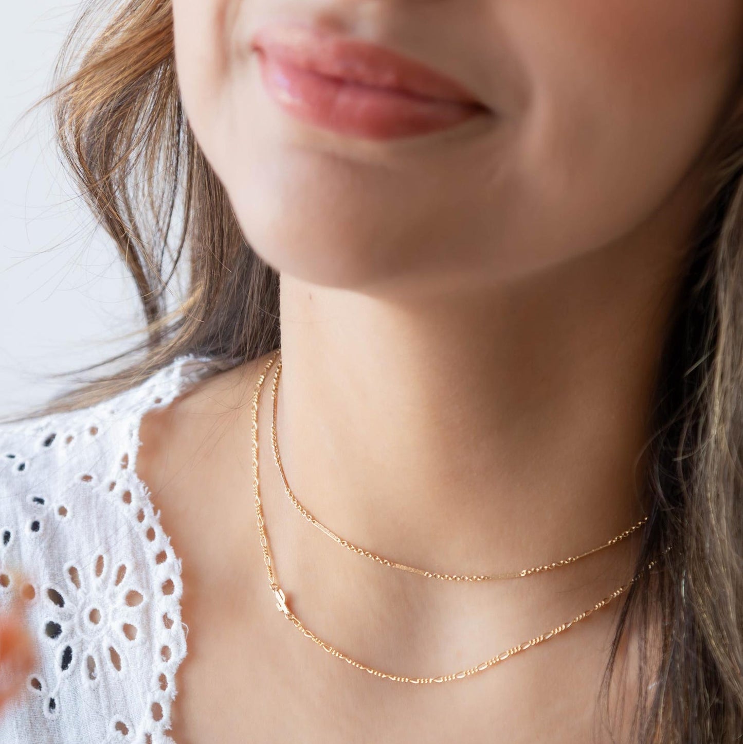 Dainty Sideways Saguaro Necklace For Women