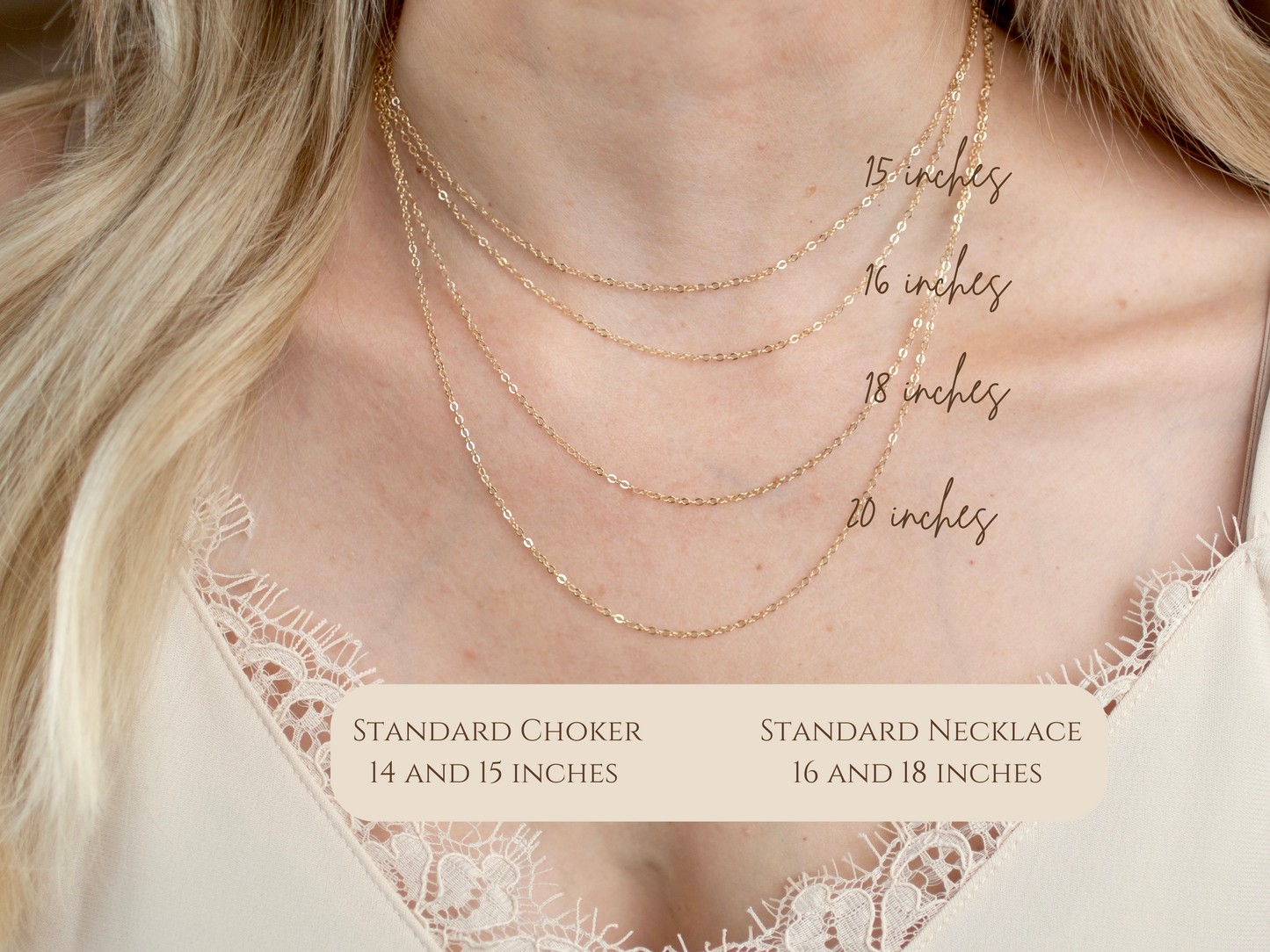 Rose Gold Filled Paperclip Charm Bracelet