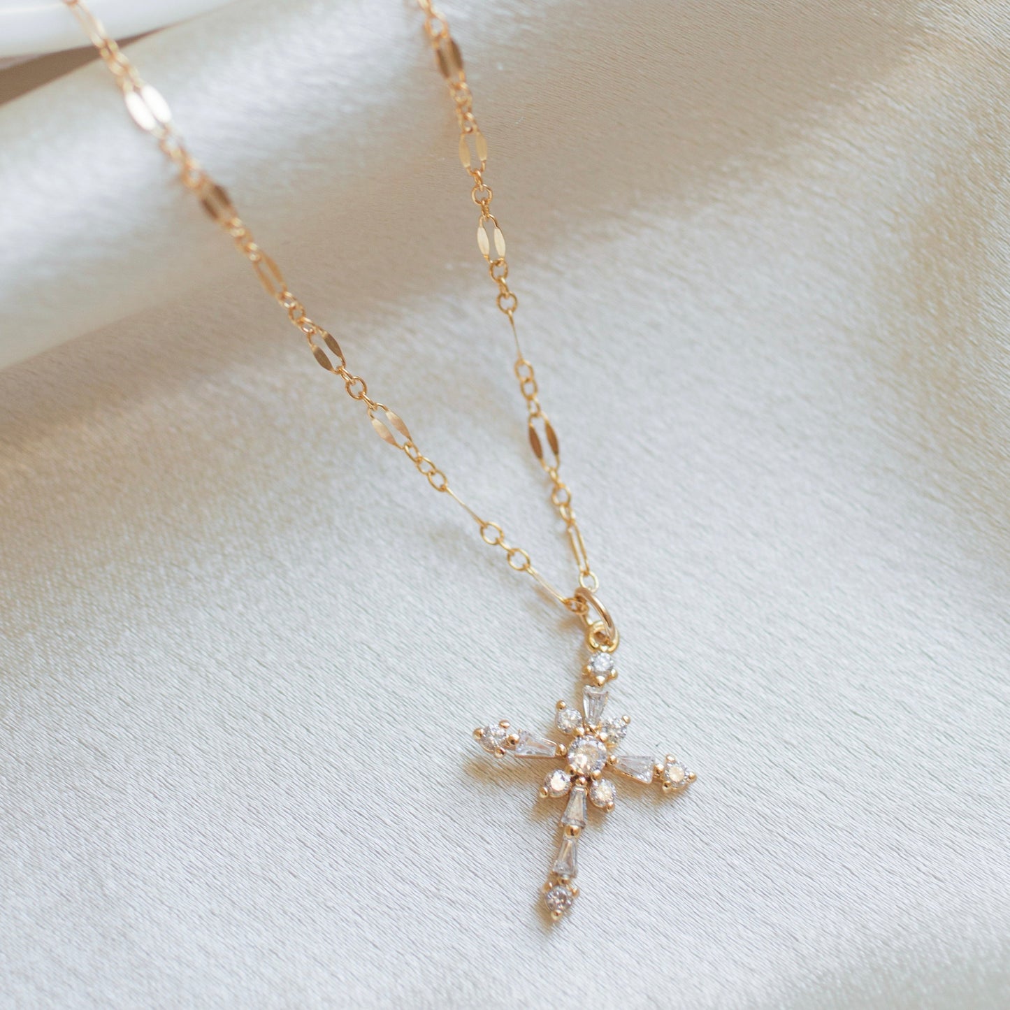 Sparkling Cross Necklace