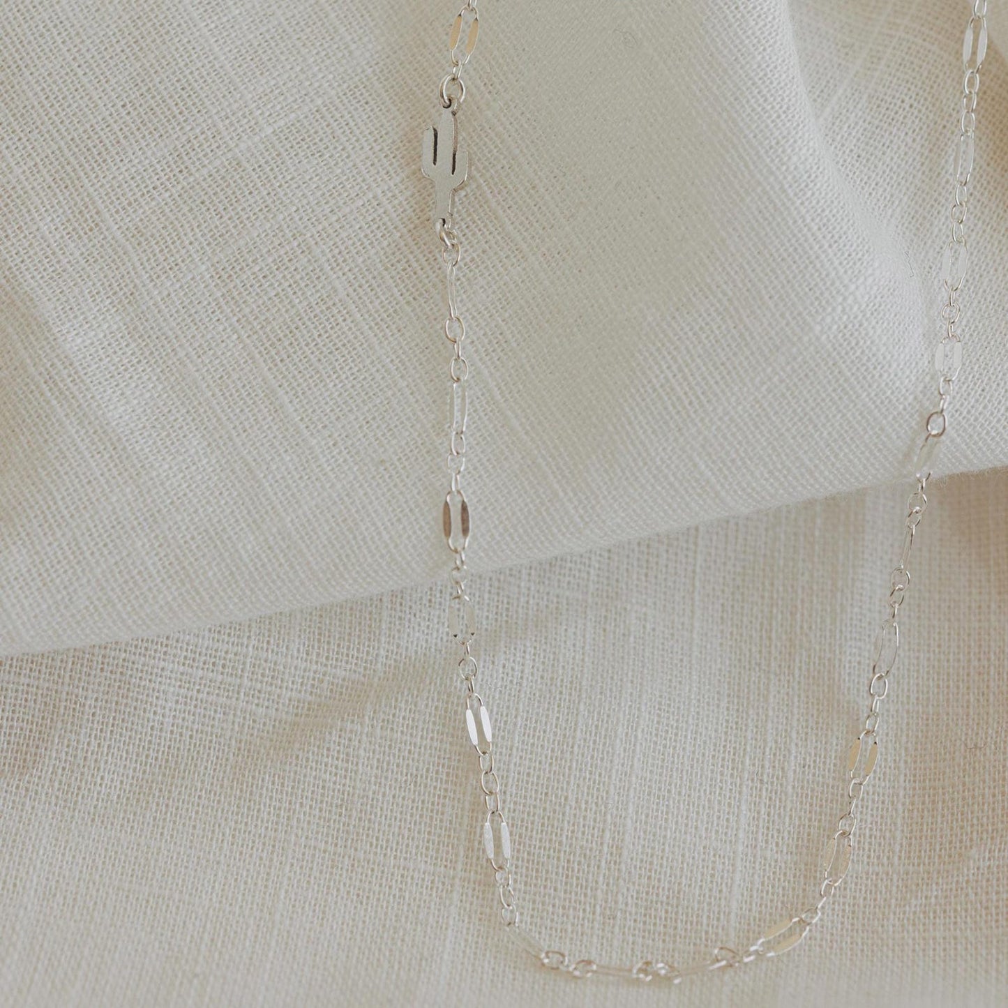 dainty saguaro necklace