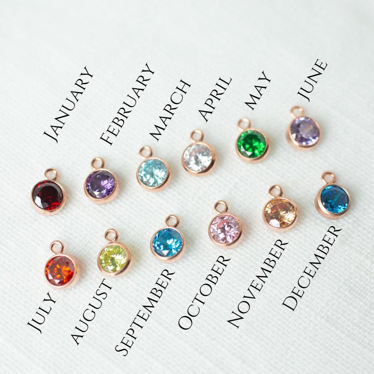 gold filled charm necklace