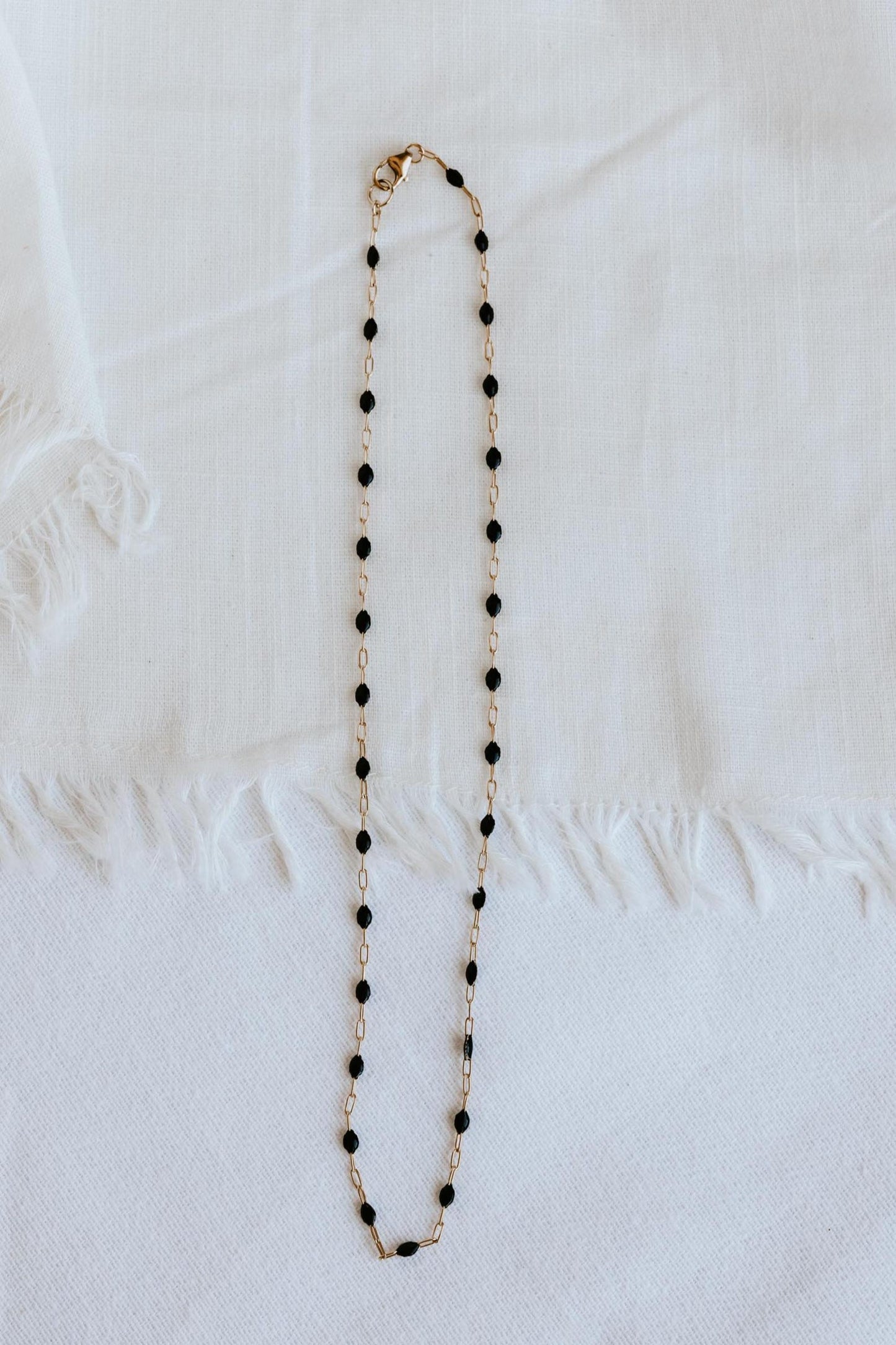 gold filled layer necklace