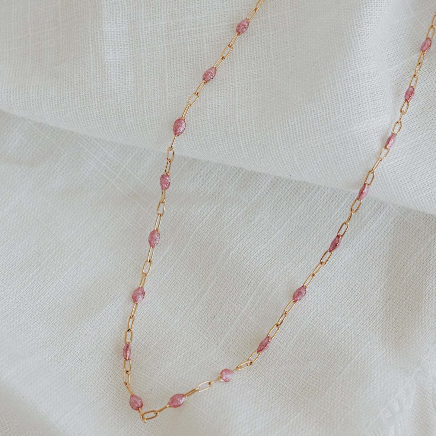 Pink Stardust Necklace