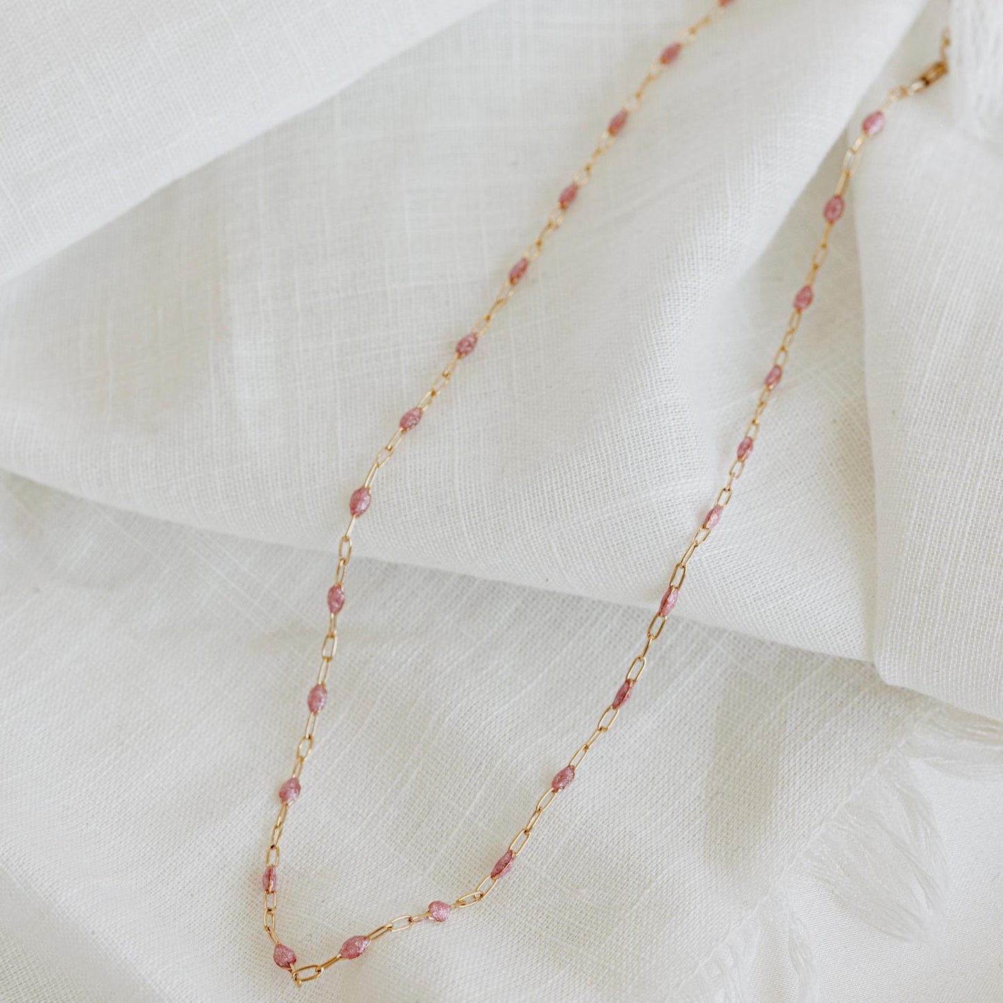 Pink Stardust Necklace