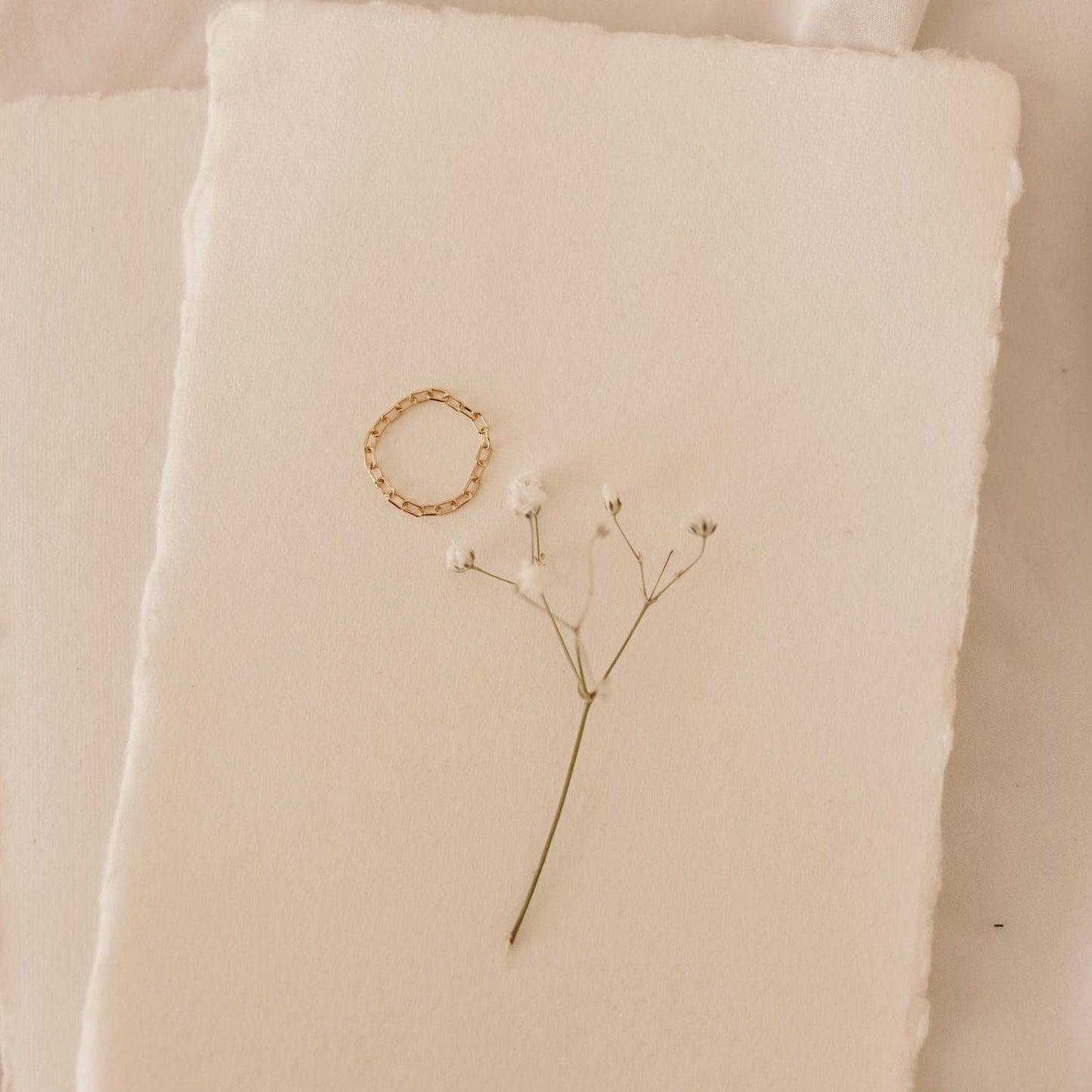 Paperclip Chain Ring