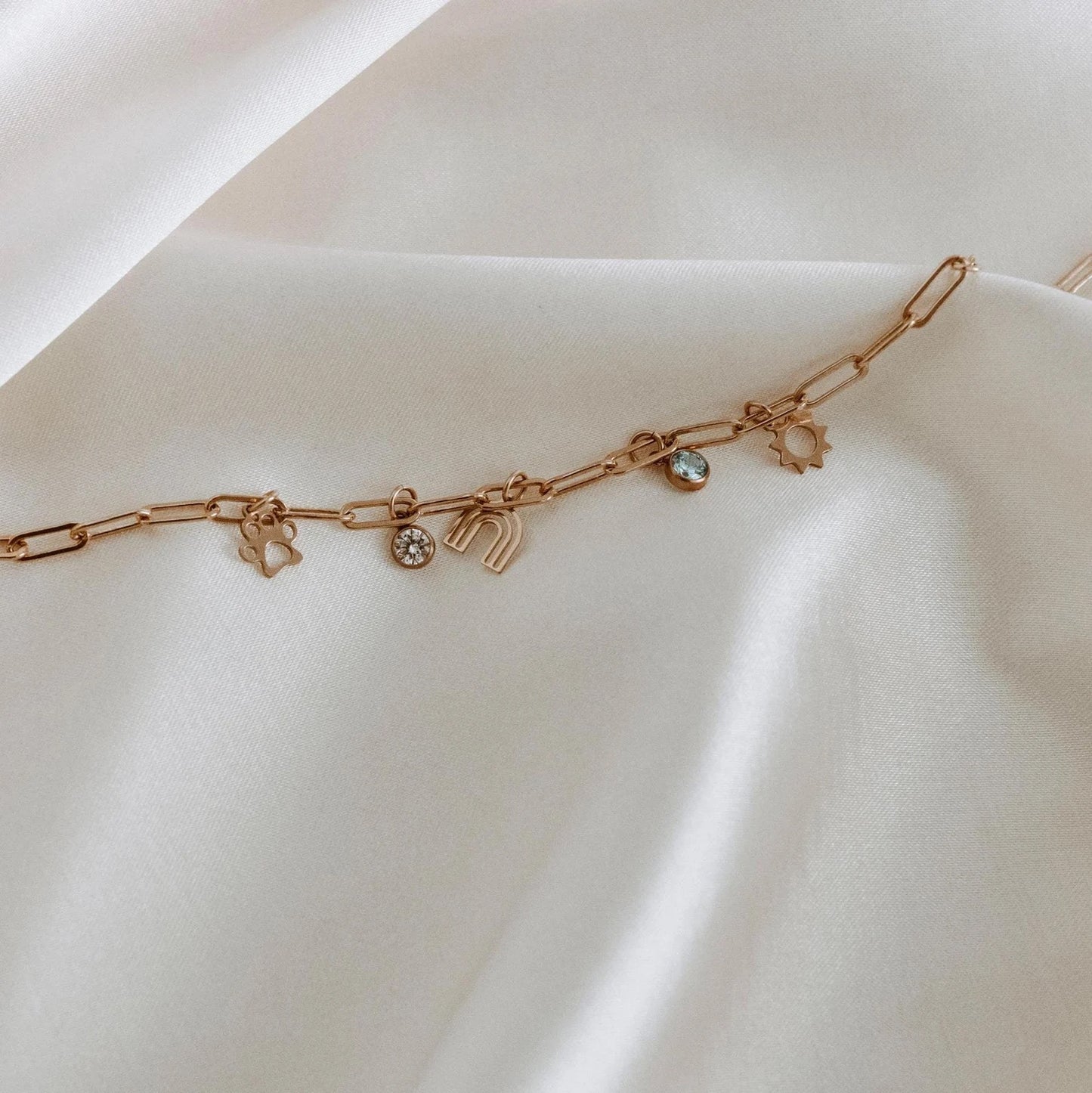 large charm necklace