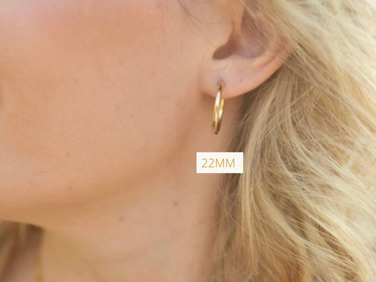 14k gold filled earrings hoops