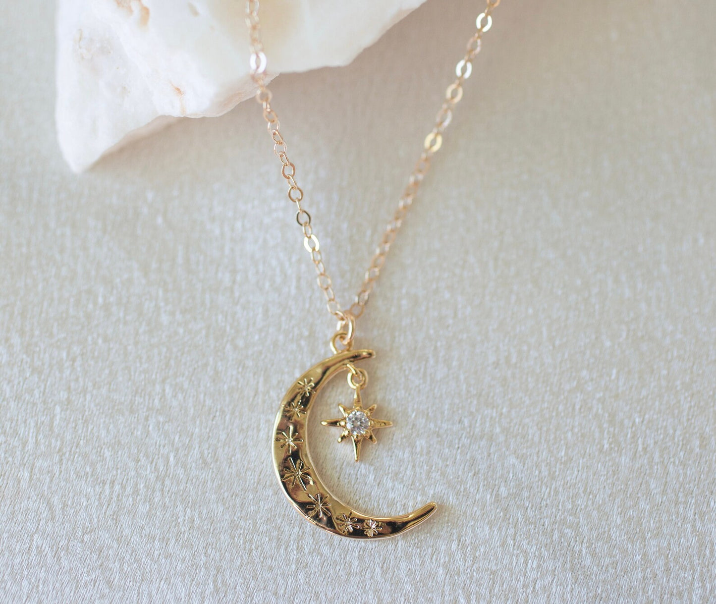 Crescent Shine Necklace