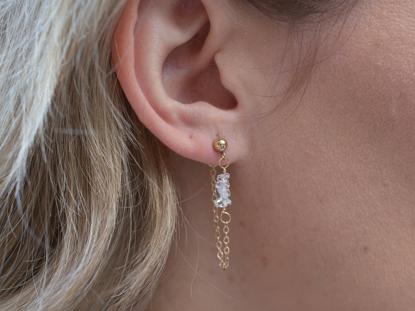 Herkimer Dangle Earrings