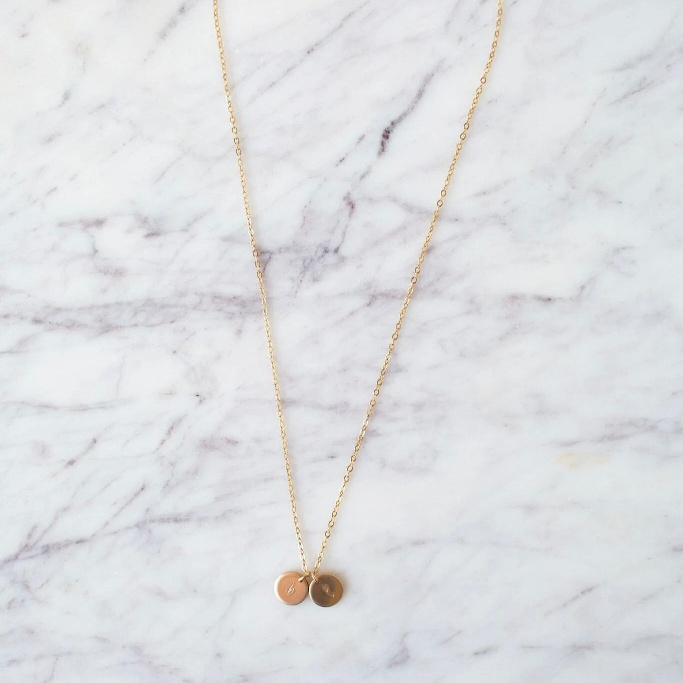Gold Initial Necklace For Women