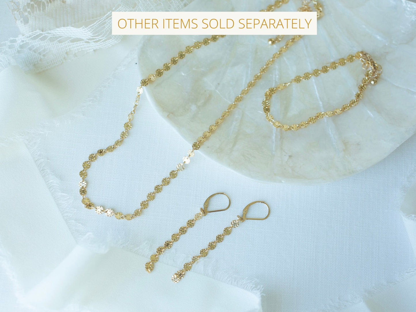 Gold Leverback Earrings