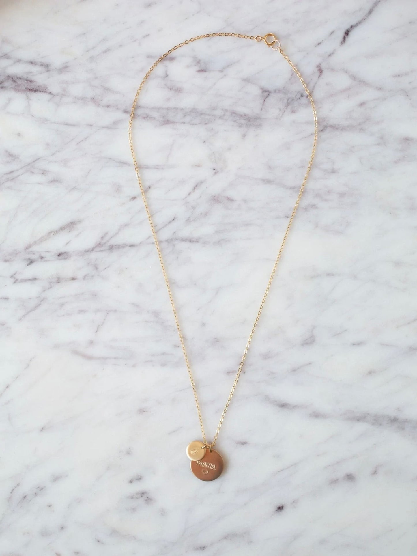 Gold Personalized Mama Necklace