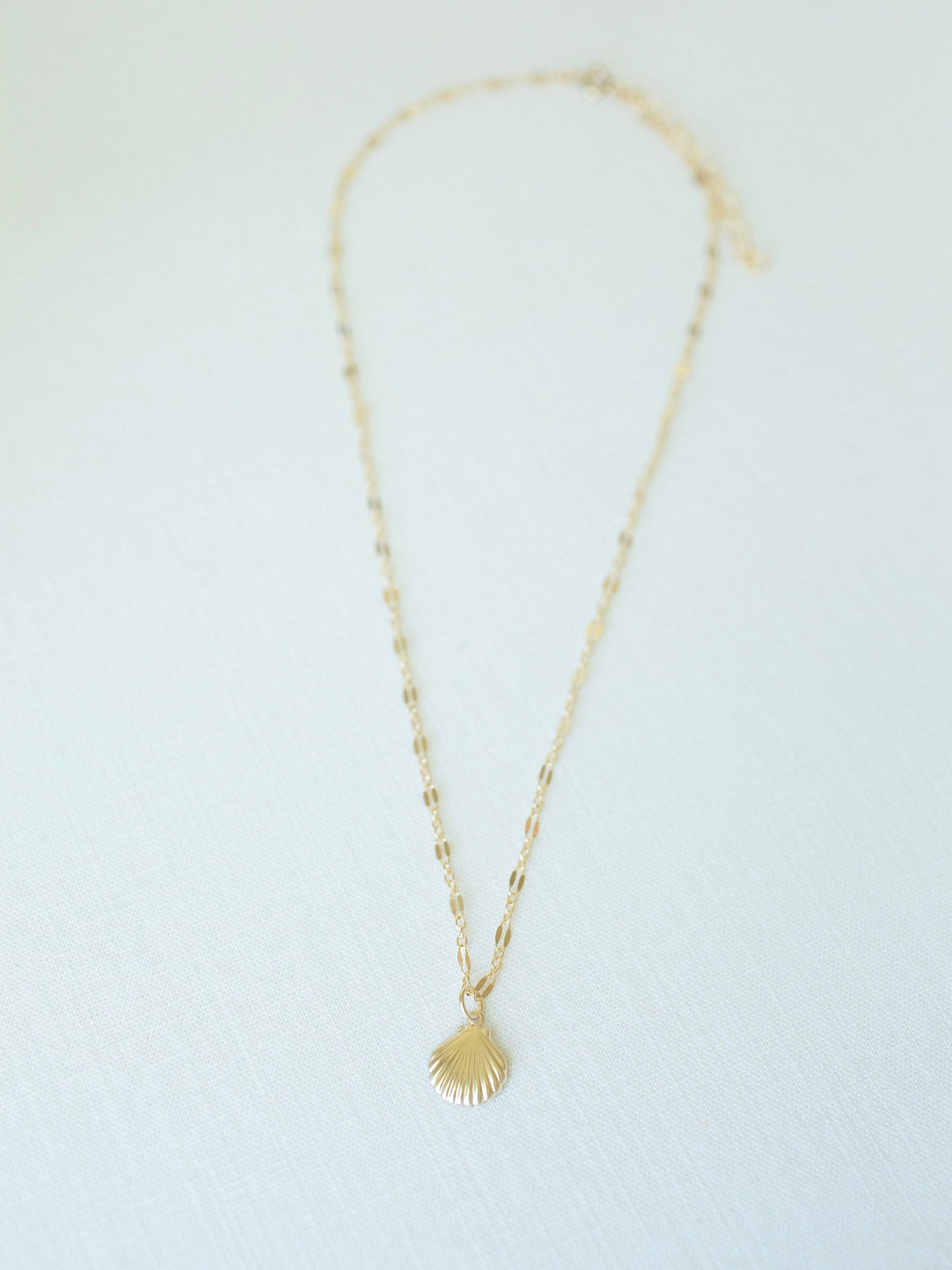 Gold Seashell Necklace