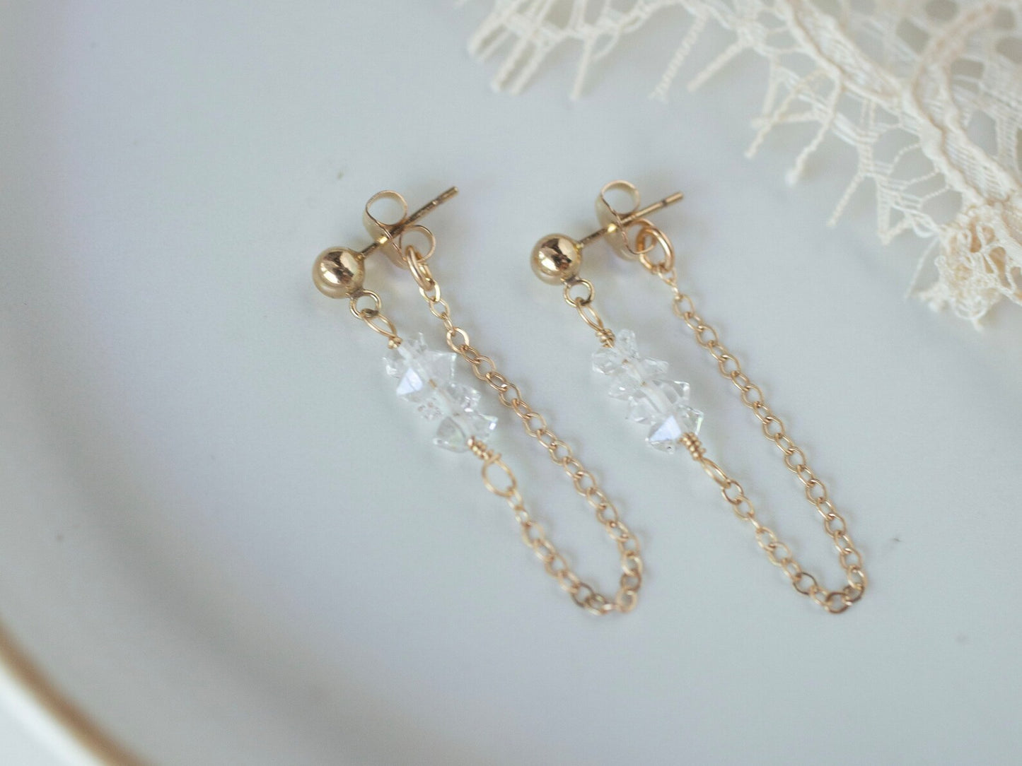 Herkimer Dangle Earrings