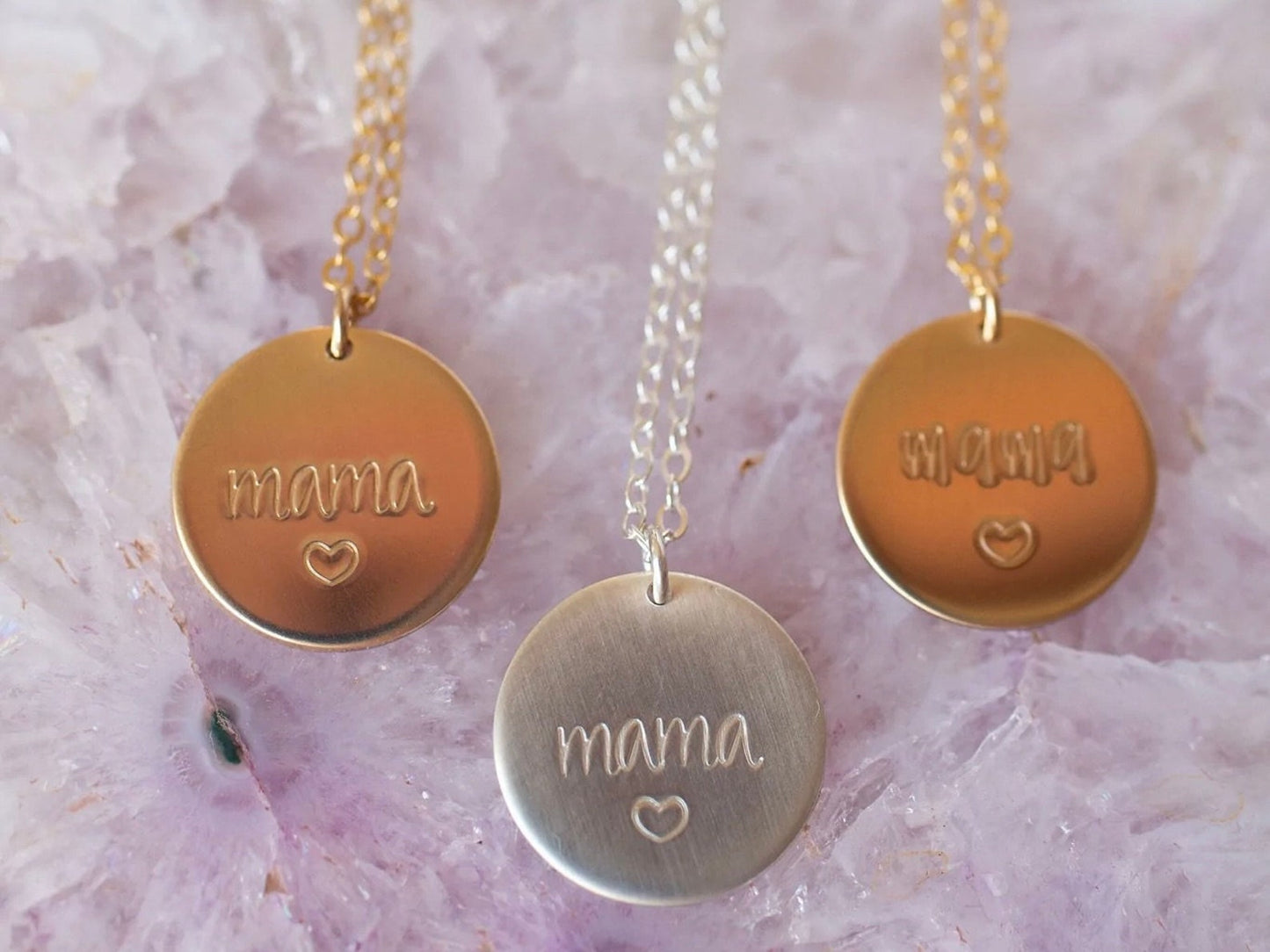 Mama Disc Necklace
