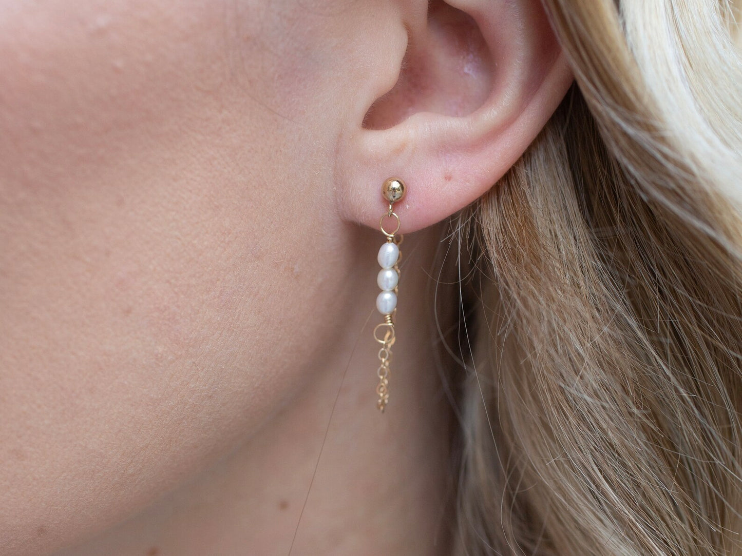 Pearl Dangle Earrings