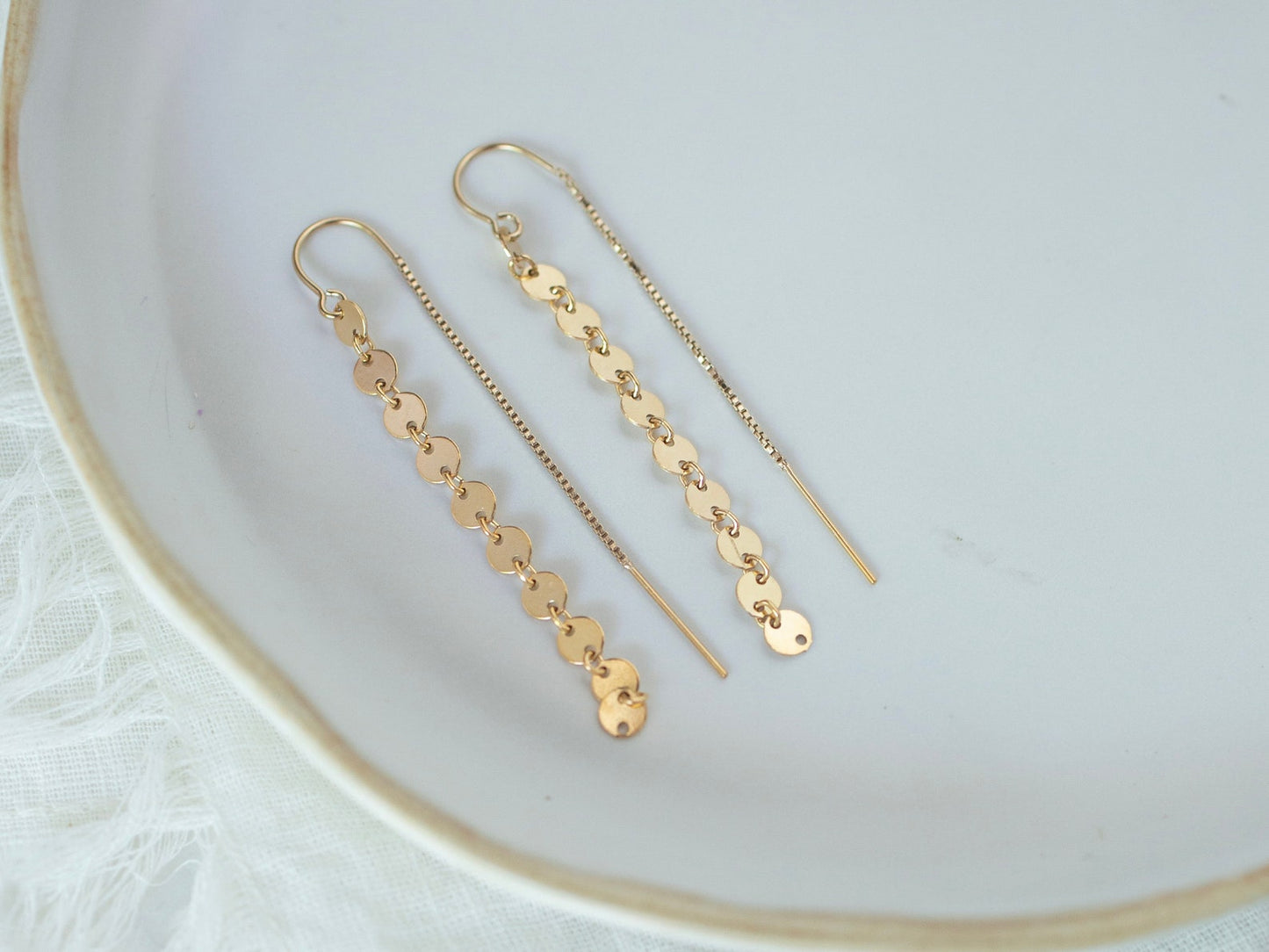 Poppy Threader Earrings
