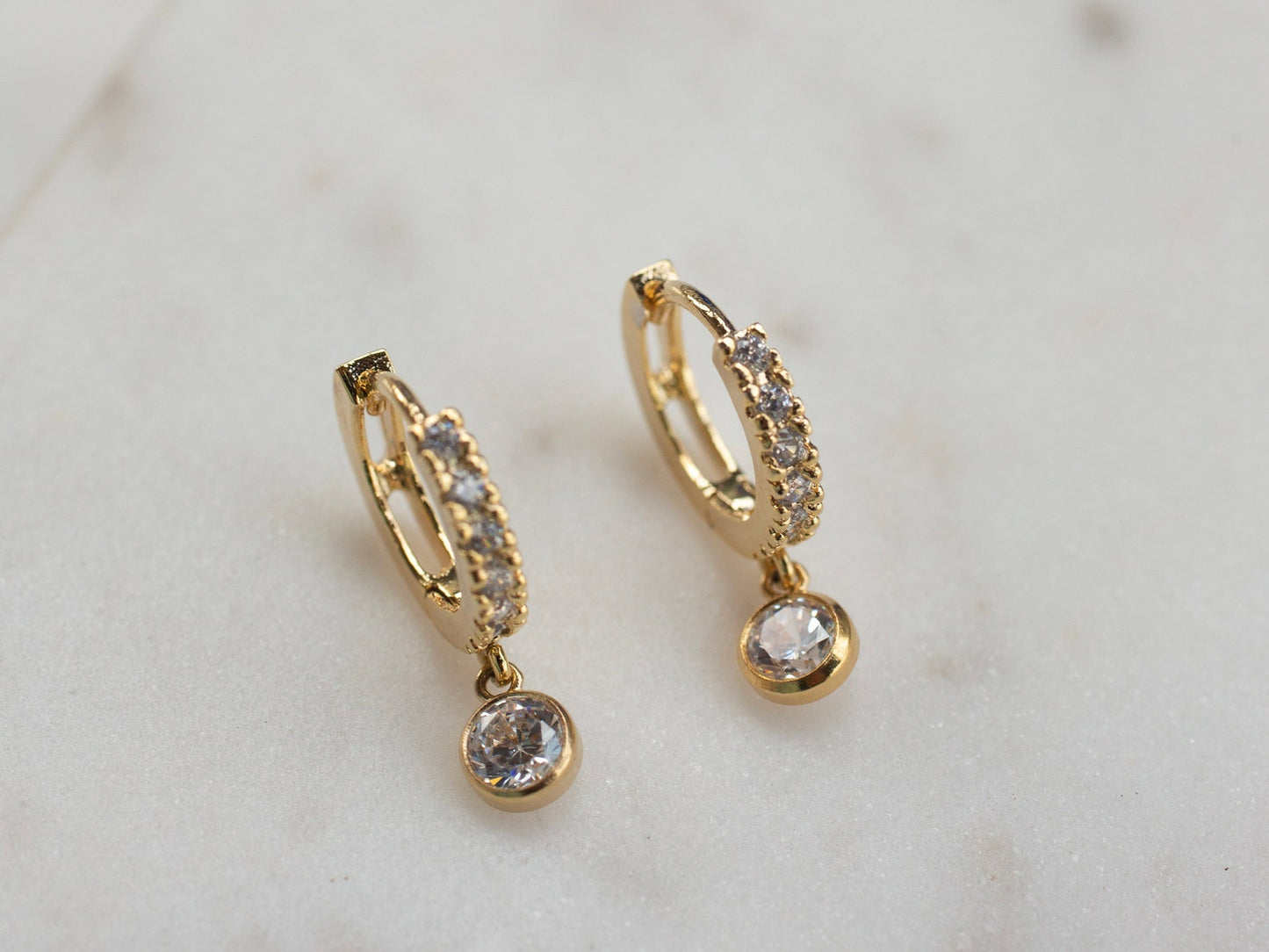 Sparkle Huggies With Gold