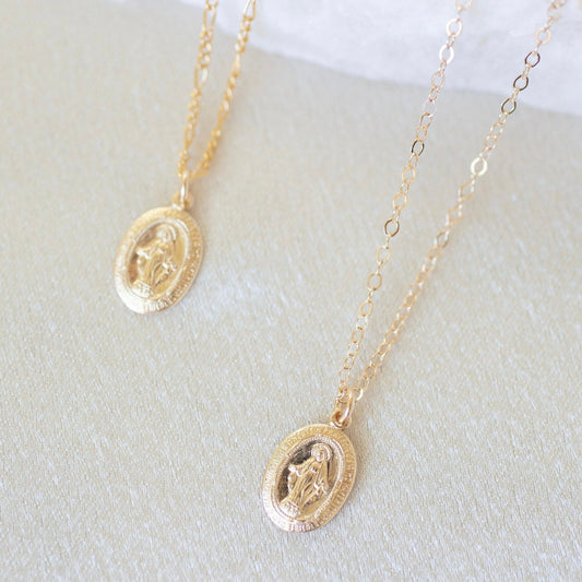 Tiny Mary Necklace