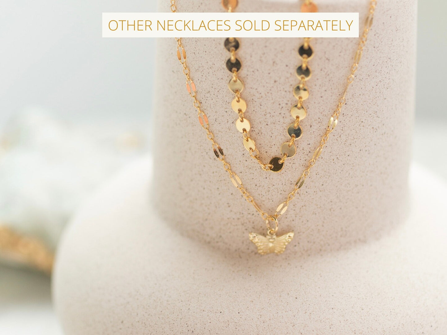 butterfly gold necklaces