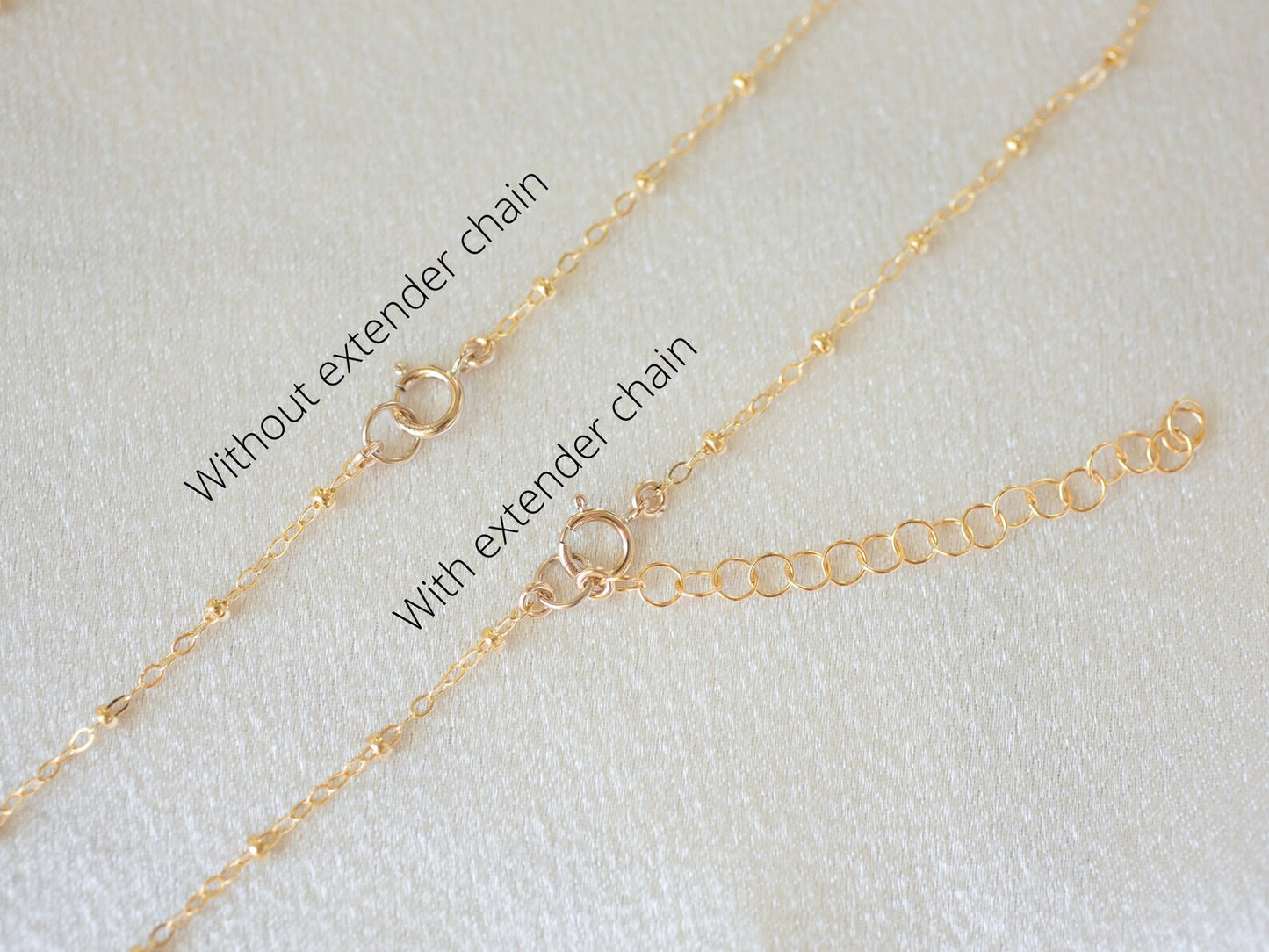 crescent necklace gold