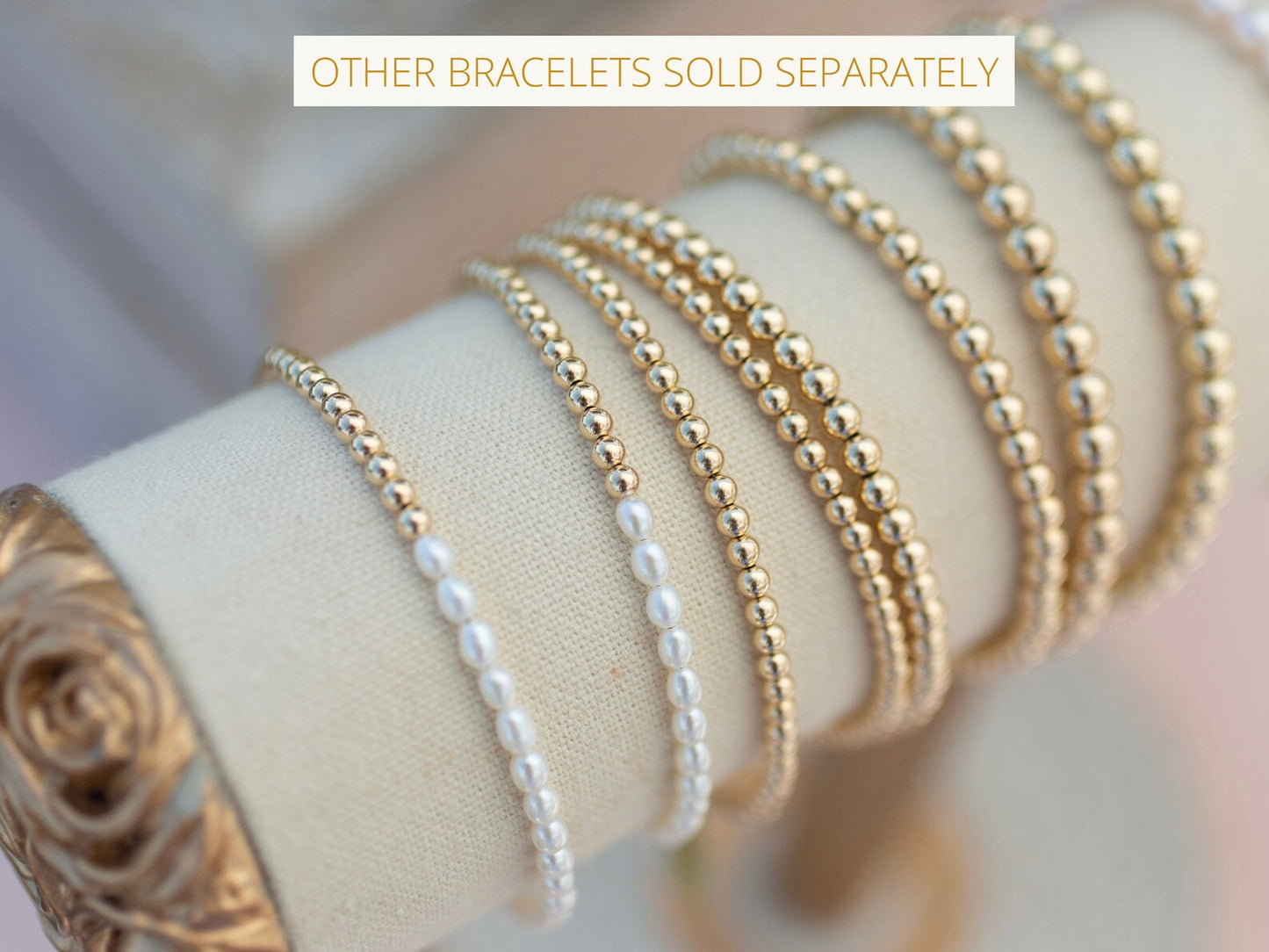 gold pearl bracelets