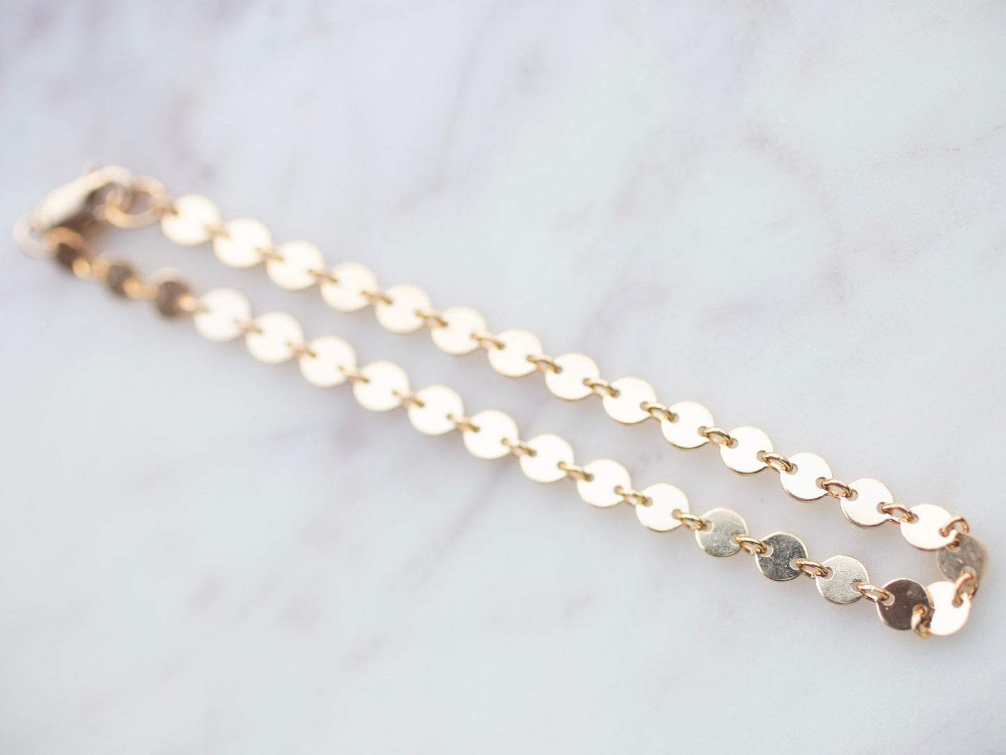14K Gold Poppy Bracelet