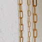 14k Gold Filled Paperclip Necklace 