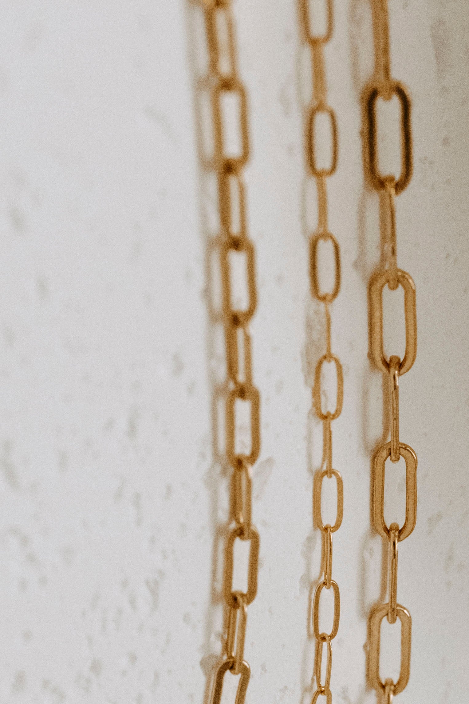 14k Gold Filled Paperclip Necklace 