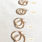 14k gold-filled hoop earrings