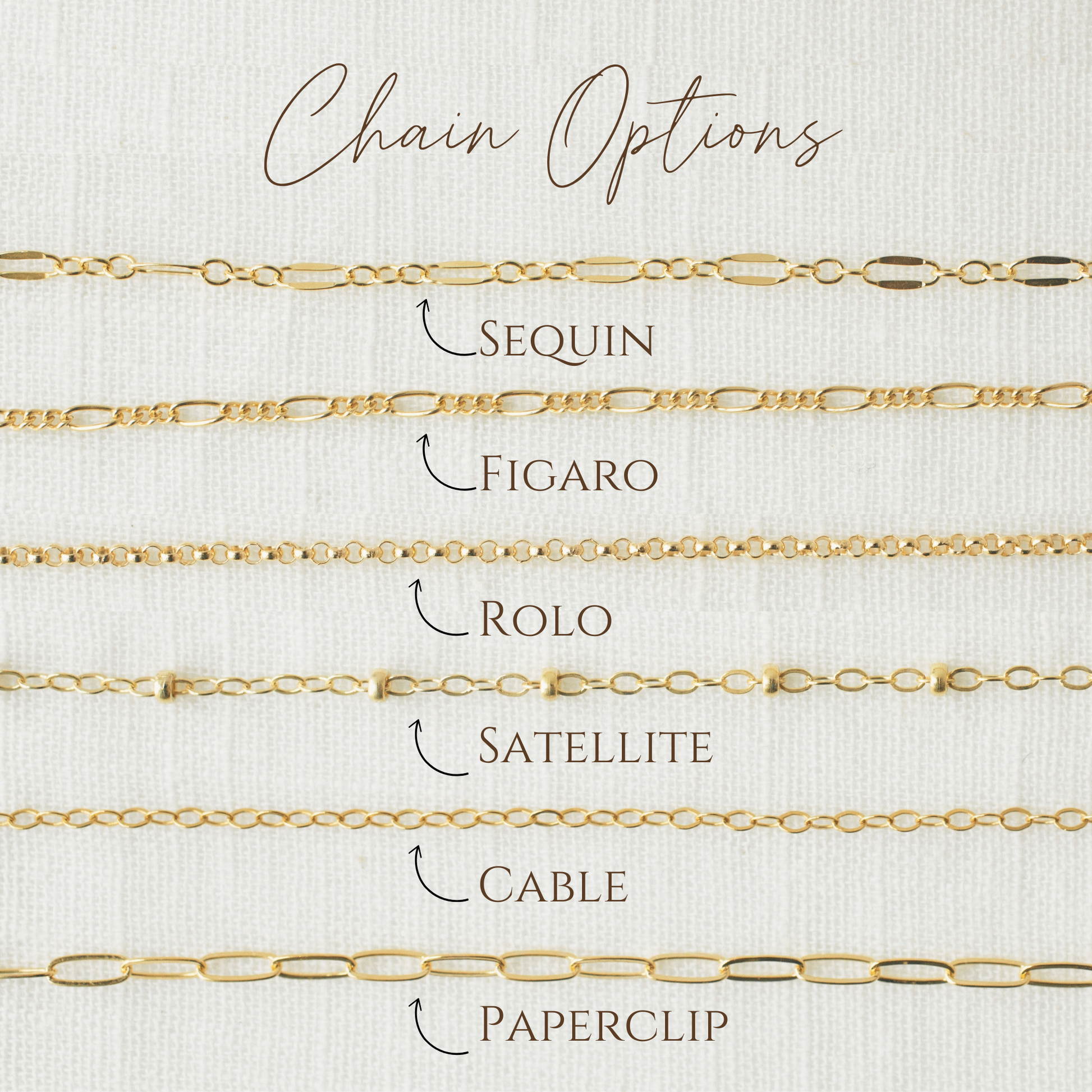 14k gold filled chains