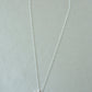 Silver Tiny Virgin Mary Cross Necklace