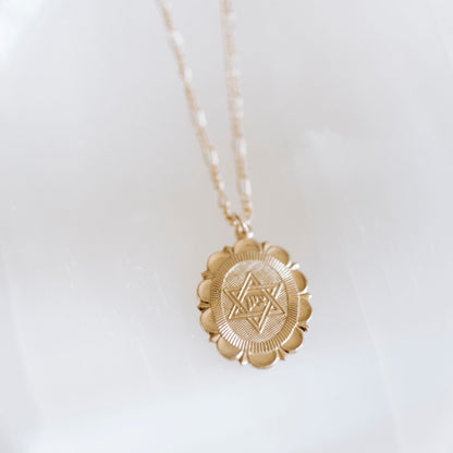 Gold Filled Star of David Necklace