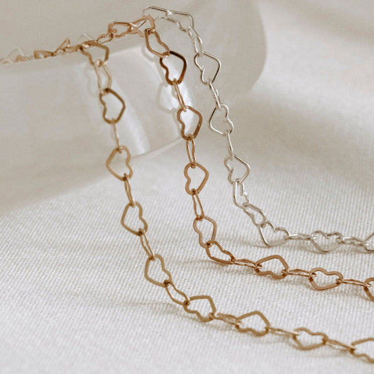 Gold Heart Necklace For Women