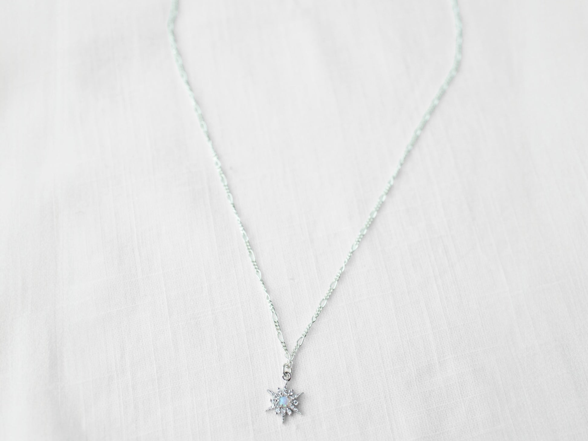 Silver Starburst Necklace