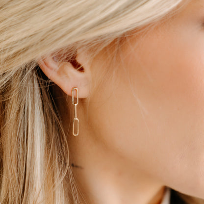 Paperclip Earrings