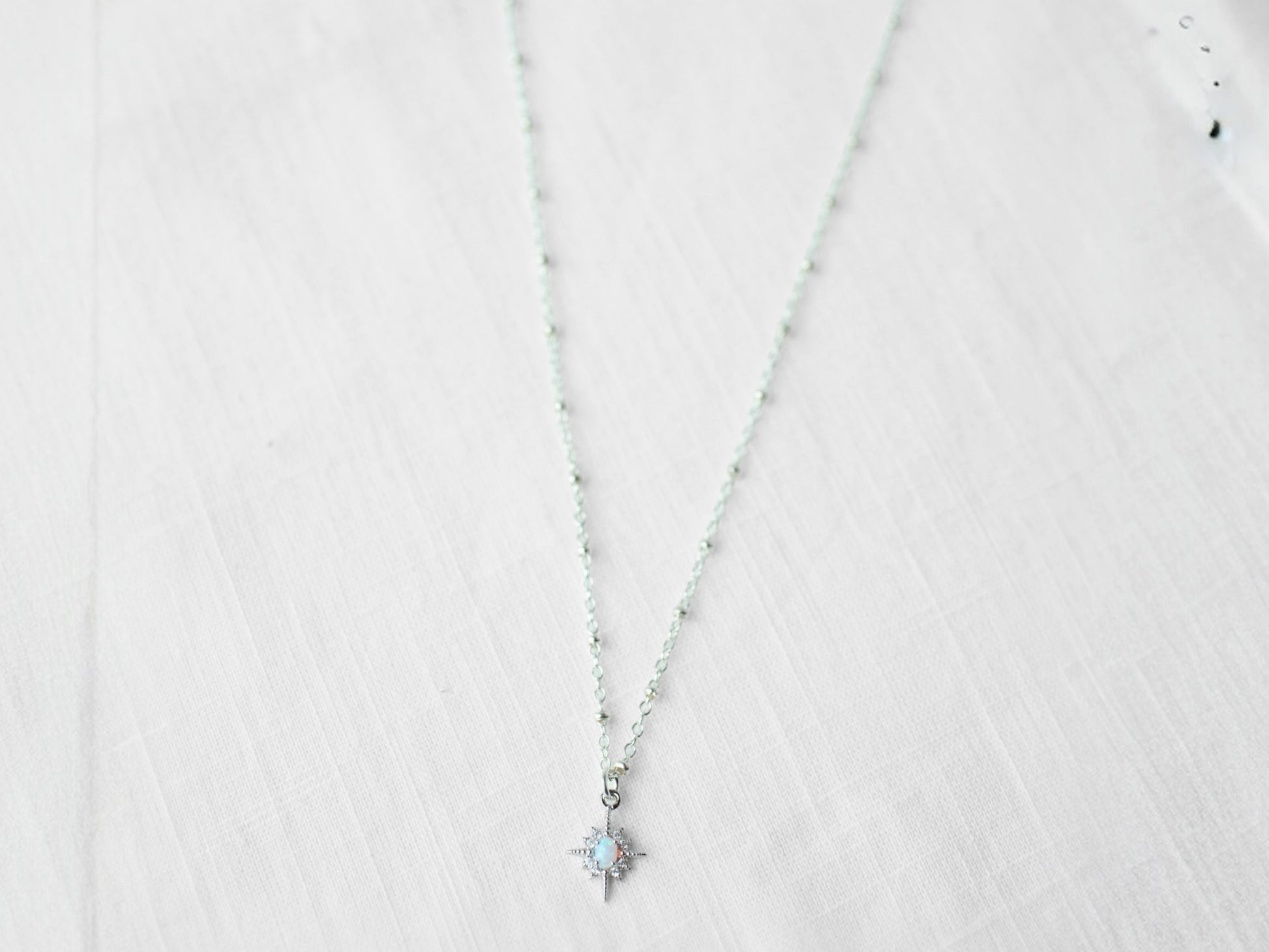 Silver Lucky Star Necklace For Women