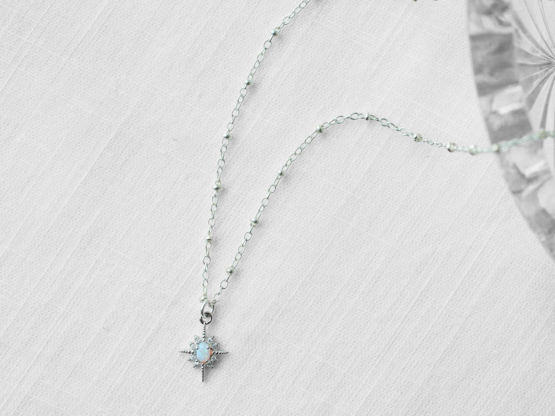 Silver Lucky Star Necklace For Women