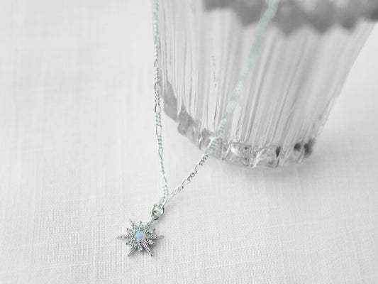 Silver Starburst Necklace