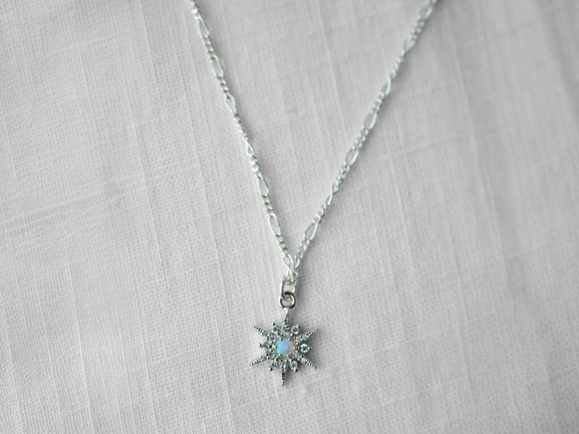 Silver Starburst Necklace