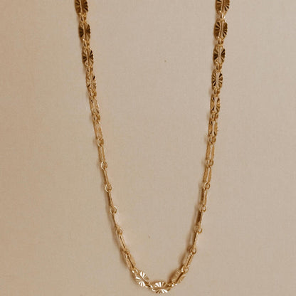 Women Gold Luna Necklace 