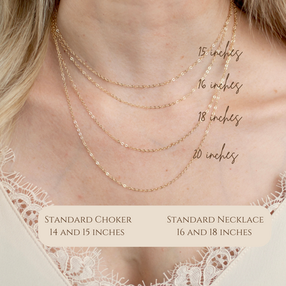 dainty charm necklaces