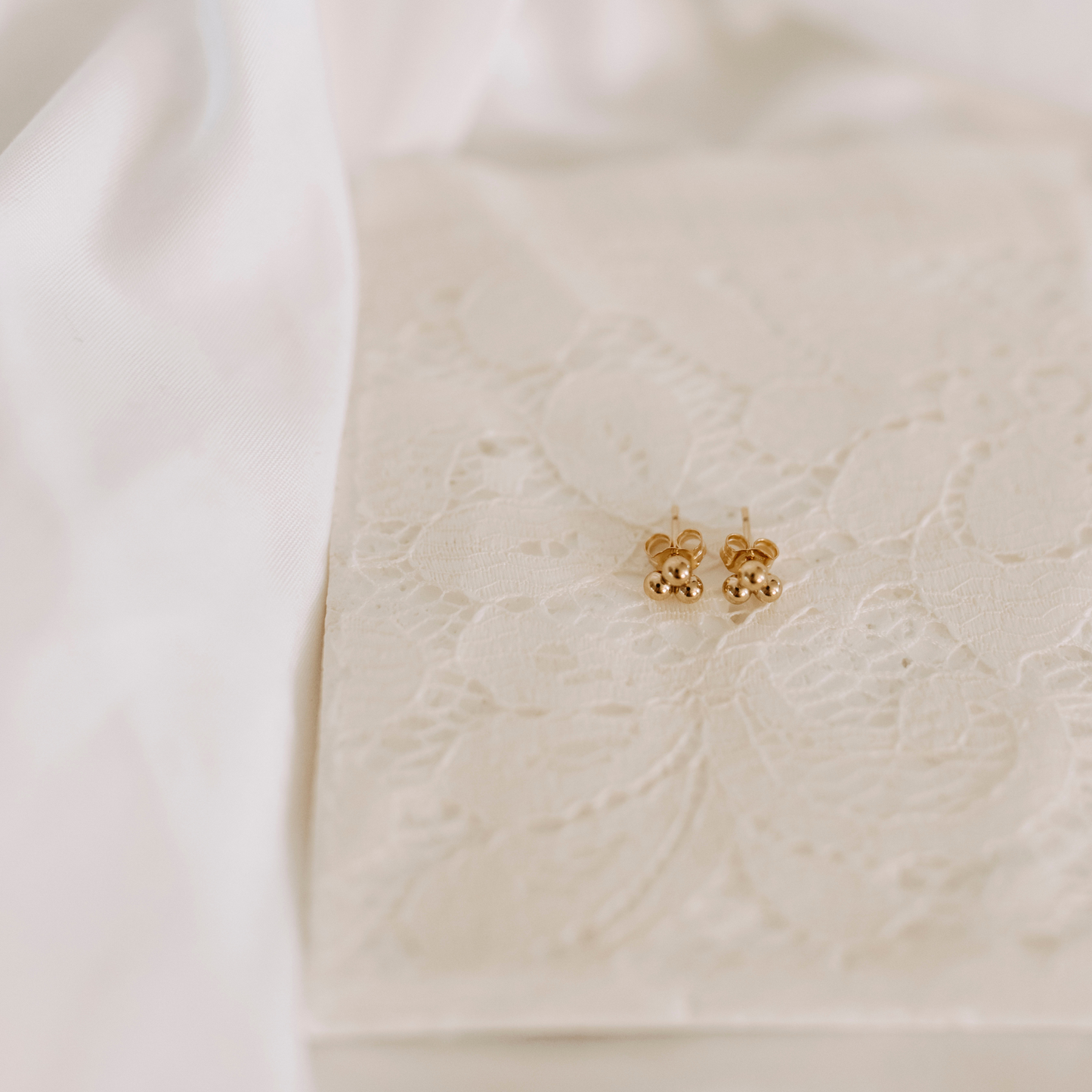 delicate minimalist studs for women