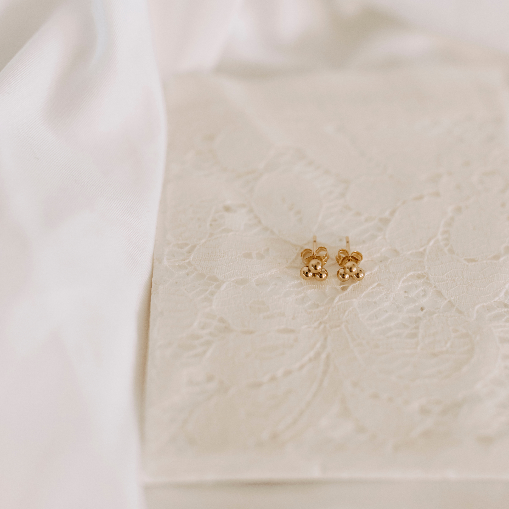 delicate minimalist studs for women