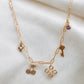 gold filled Custom charm necklace