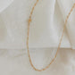 gold filled cactus necklace