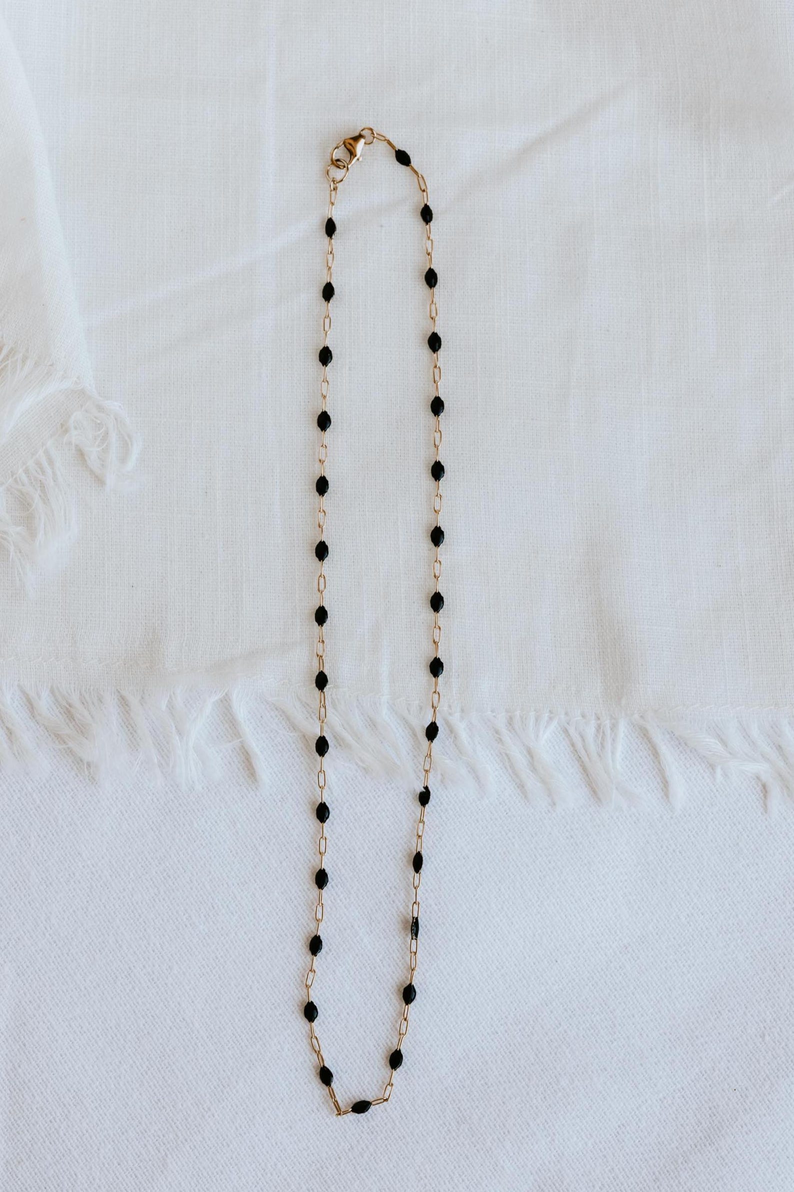 gold filled layer necklace