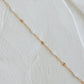 gold filled white necklace