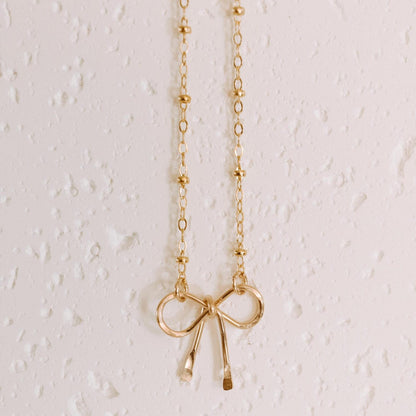 Darling Bow Necklace