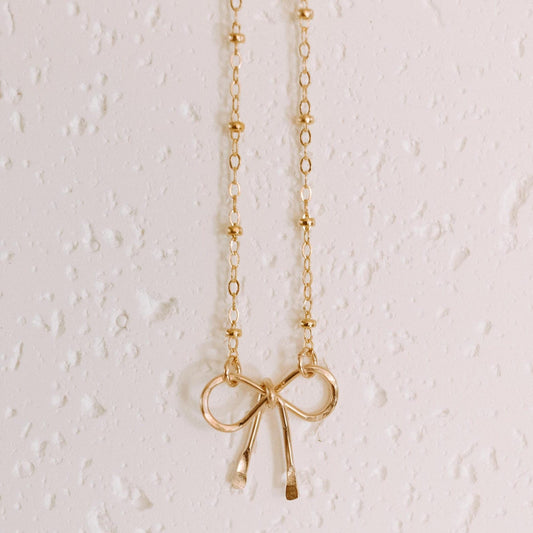 Darling Bow Necklace